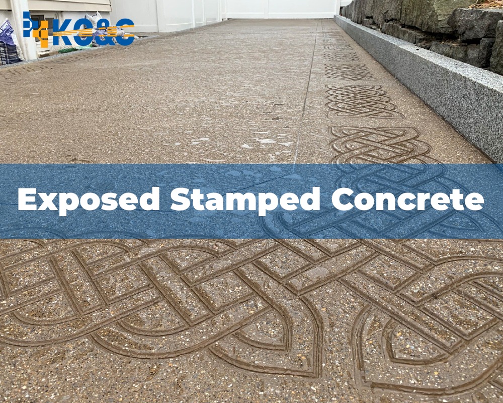 Exposed Stamped Concrete Service Image - Kalanzi Chemicals and Constructions (U) Ltd